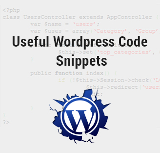 Useful Code Snippets for WordPress websites and developers
