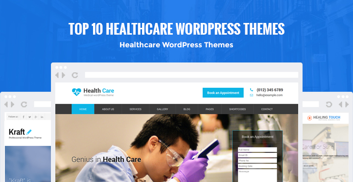 Healthcare WordPress Themes for Medical Care Websites