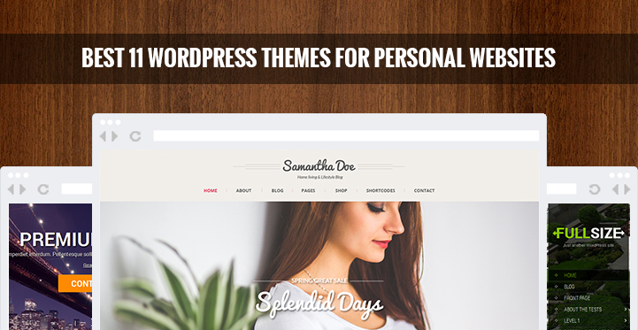 WordPress Themes for Personal Websites and Blog Sites