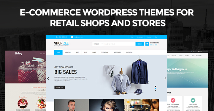 E-commerce WordPress Themes for Retail Shops and Stores