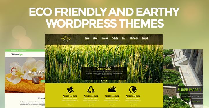 7 Eco Friendly and Earthy WordPress Themes for Ecological Websites