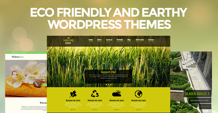 Eco Friendly and Earthy WordPress themes