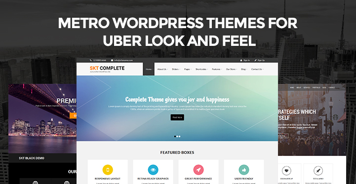 9 Metro WordPress Themes for Uber Look and Feel of Websites