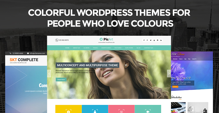 Colorful WordPress Themes