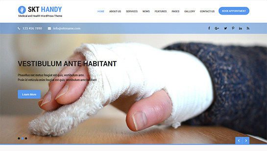 doctor WordPress theme