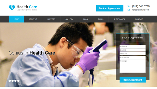 medical WordPress theme