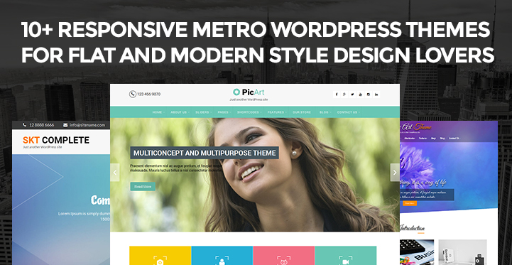 13 Responsive Metro WordPress Themes for Flat and Modern Style Design Lovers