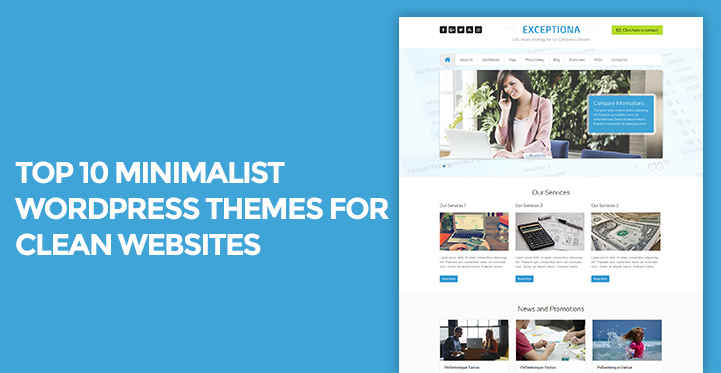 Minimalist WordPress Themes for Clean Websites