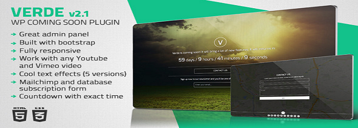 Verde Coming Soon Plugin