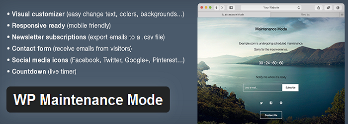 WP Maintenance Mode