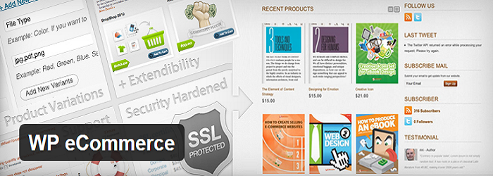 WP eCommerce plugin