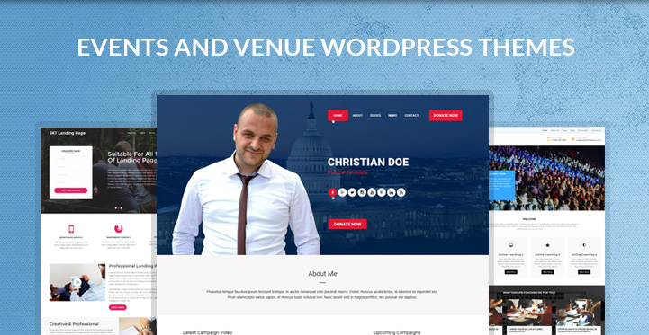 11 Events and Venue WordPress Themes Event Agencies