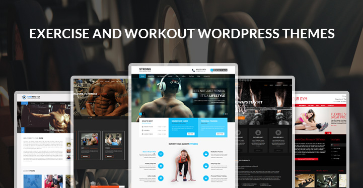 exercise workout WordPress themes