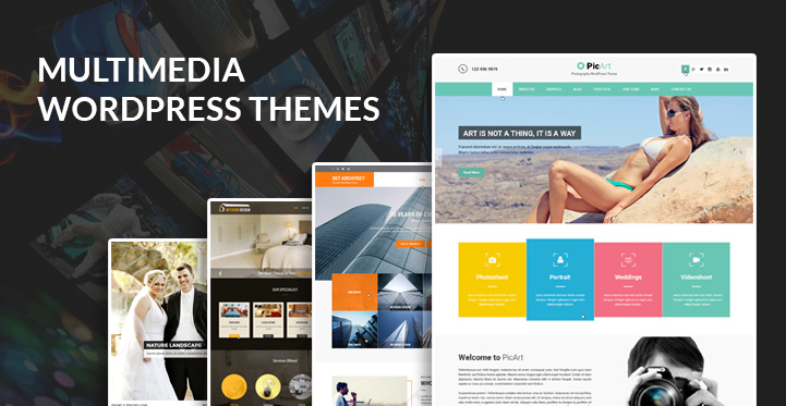 Multimedia WordPress Themes for Multimedia - Friendly Websites