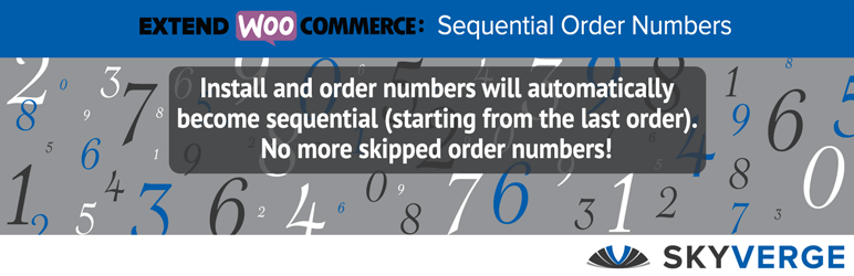 WooCommerce Sequential Order