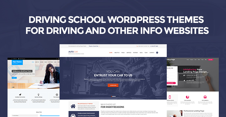 8 Driving School WordPress Themes for Driving and Other info Websites