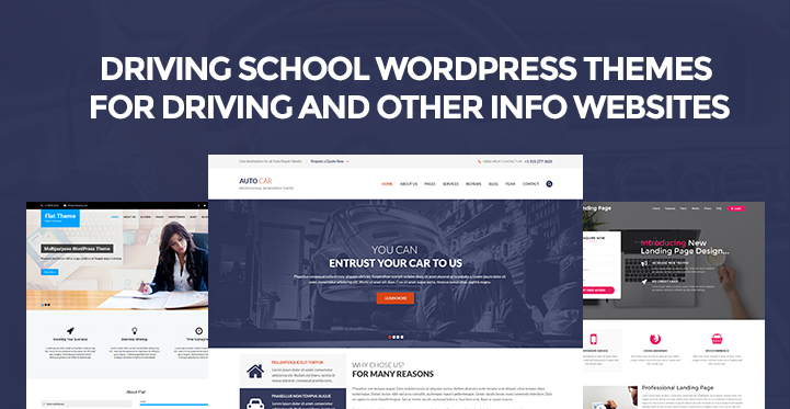 8 Best Driving School WordPress Themes for Driving and Other info Websites