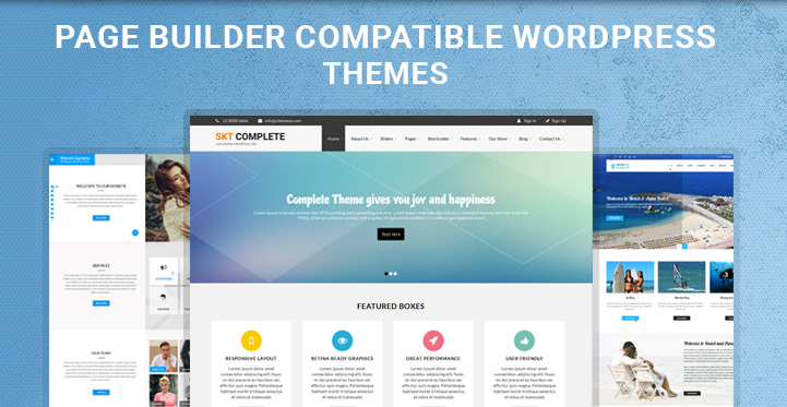 page builder WordPress themes