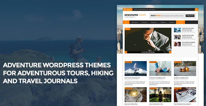 Adventure WordPress Themes for Adventurous Tours Hiking and Travel Journals