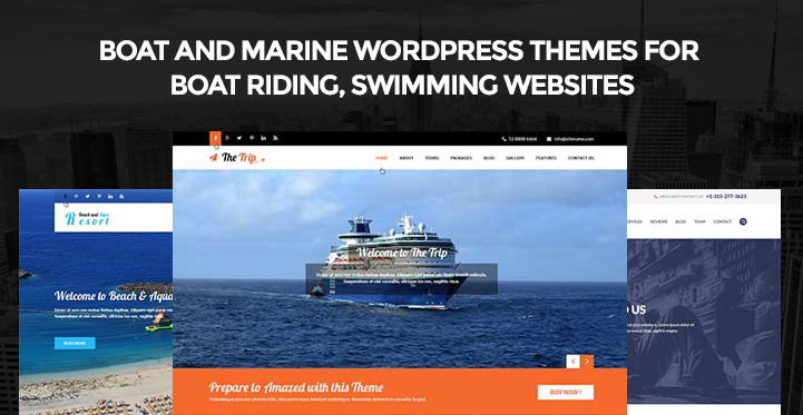 10 Boat and Marine WordPress Themes for Boat Riding Swimming