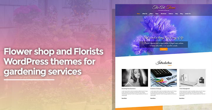 9 Flower Shop and Florists WordPress Themes for Gardening Services