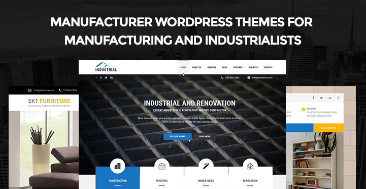 19 Manufacturer WordPress themes for Manufacturing and Industrialists