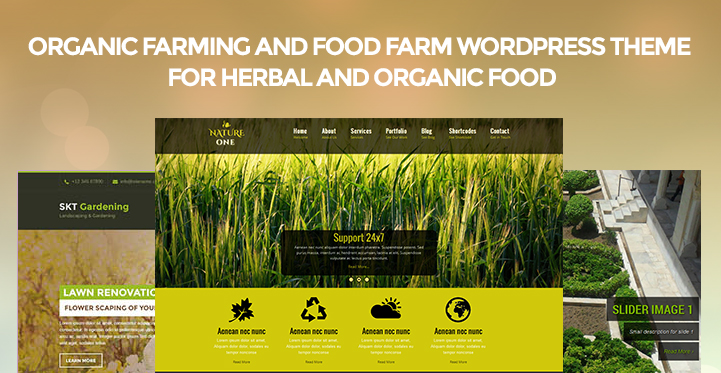 12 Best Organic Farming and Food Farm WordPress Theme for Natural Food