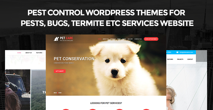 7 Pest Control WordPress Themes for Pests Bugs Termite Services Website