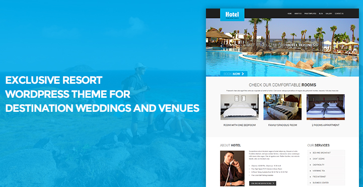 Exclusive Resort WordPress Theme for Destination Weddings and Venues