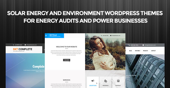 Solar Energy and Environment WordPress Themes for Energy Audits and Power Businesses