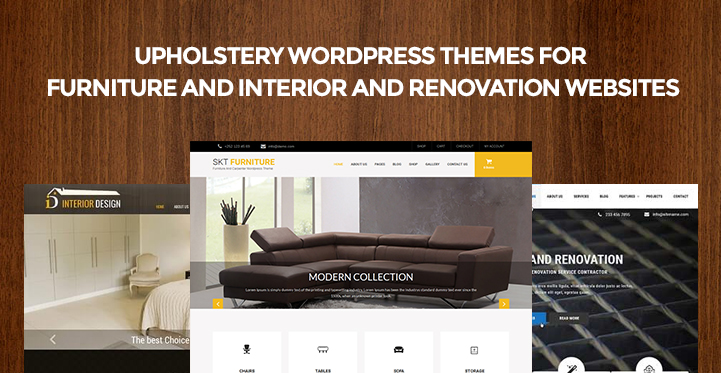 15 Upholstery WordPress Themes for Furniture and Interior and Renovation