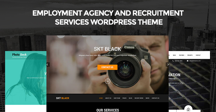 13 Employment Agency and Recruitment Services WordPress Themes