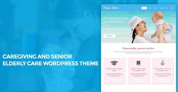 12 Caregiving and Senior Elderly Care WordPress Theme for Old Home