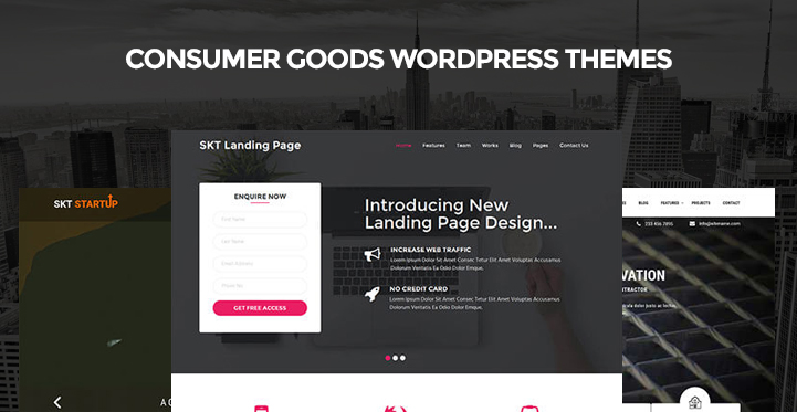 10 Consumer Goods WordPress Themes for Consumer Websites