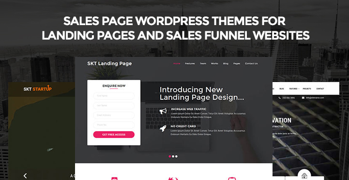 salespage WordPress themes