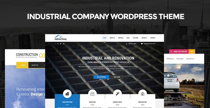 industrial WordPress theme