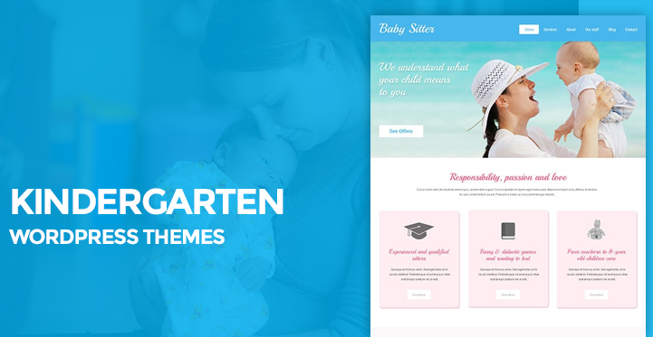 12 Kindergarten WordPress Themes for Toddlers School Websites