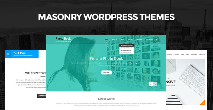 6 Masonry WordPress Themes for Pinterest WordPress Style Websites