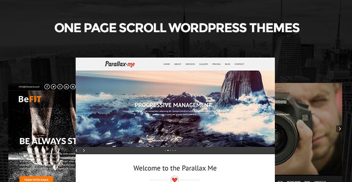 6 Better One Page Scroll WordPress Themes Scrolling Landing site