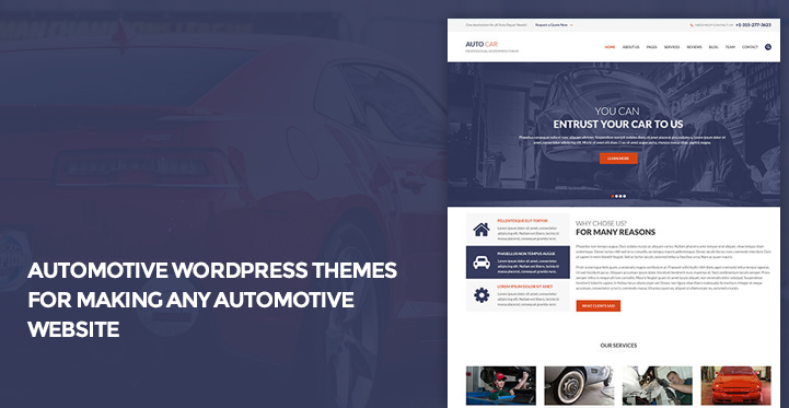 10+ Automotive WordPress Themes for Making Any Automotive Website