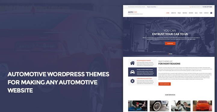 11 Exclusive Automotive WordPress Themes 4 Making Any Automotive Website