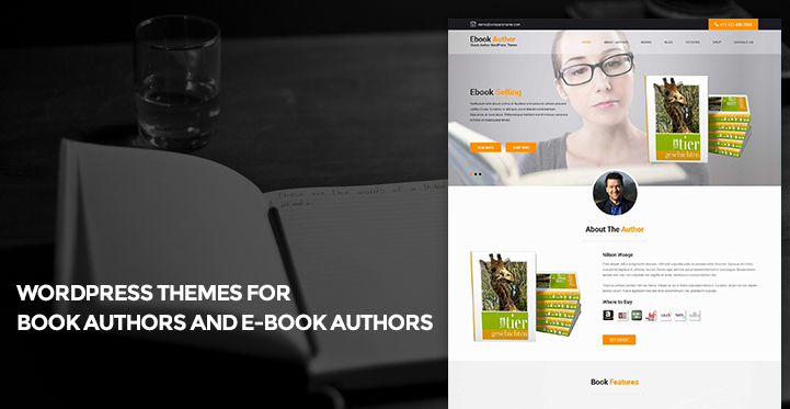 12 WordPress Themes for Book Authors and eBook Authors