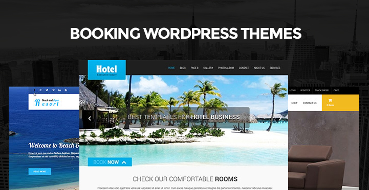 10 Exclusive Booking WordPress Themes 4 Booking and Ordering Websites