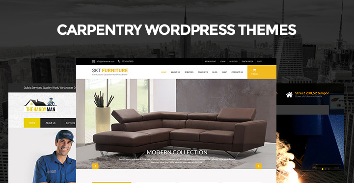8 Carpentry WordPress Themes for Carpenter and Wood Work Websites