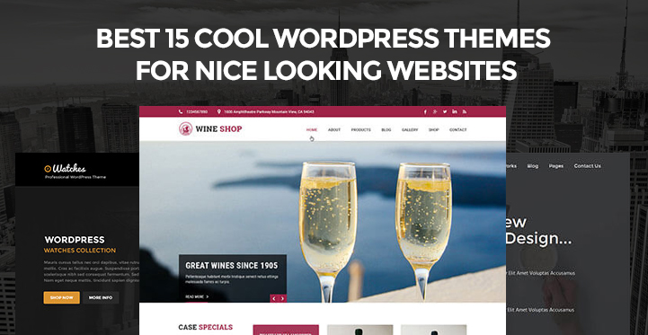 15 Cool WordPress Themes for Nice Looking Websites