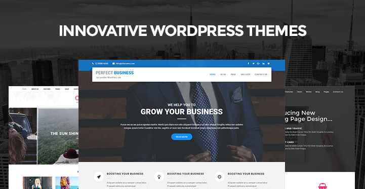 Innovative WordPress Themes for Innovative and Different Websites