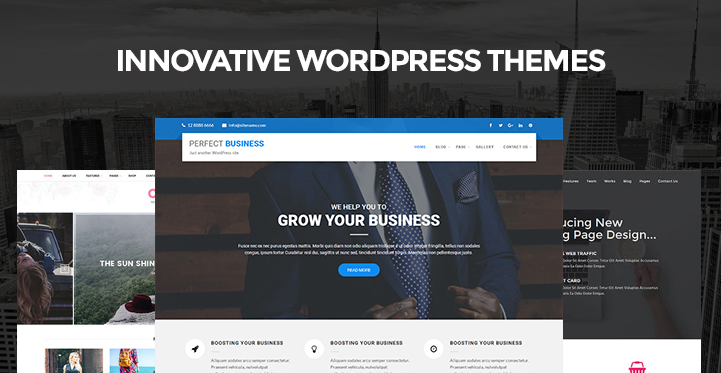 12 Innovative WordPress Themes for Innovative and Different Websites