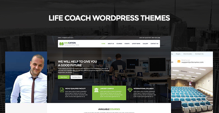 6 Life Coach WordPress Themes for Life Coaching and Advisors