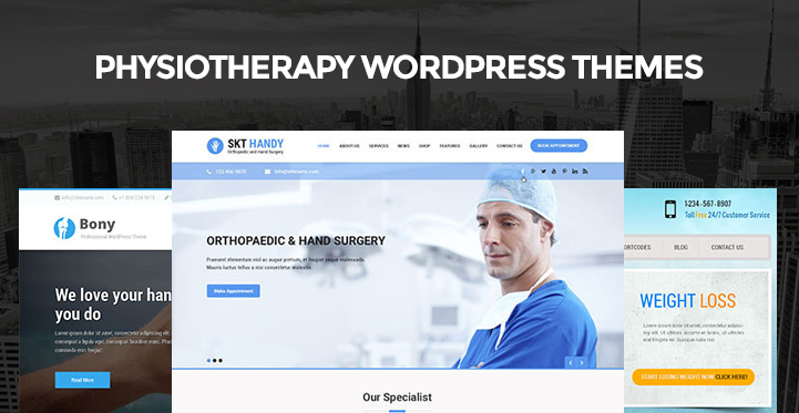 Physiotherapy WordPress Themes for Physiotherapist Websites