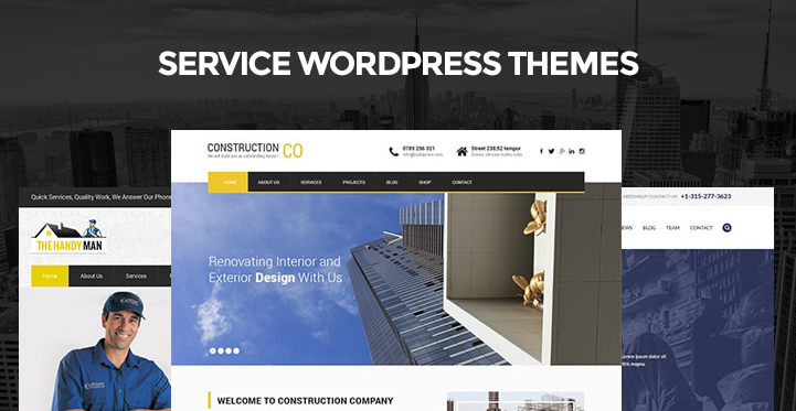 14 Service WordPress Themes for Service Industry Websites